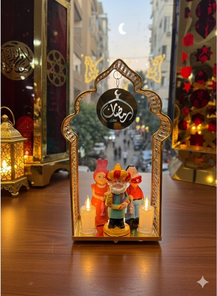 Ramadan lantern in the shape of Boogy and Tamtam